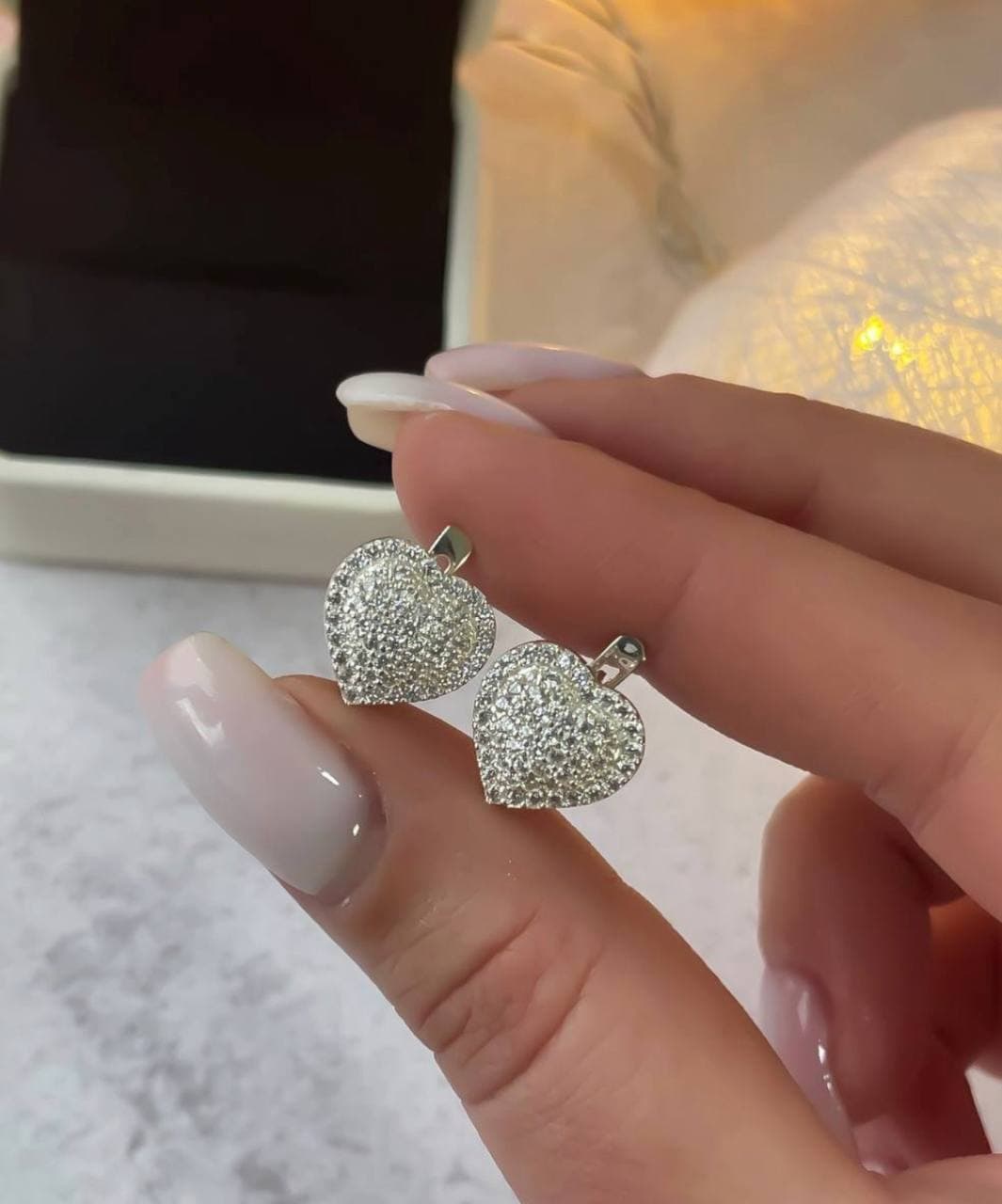 Сережки "Сяйво сердець"